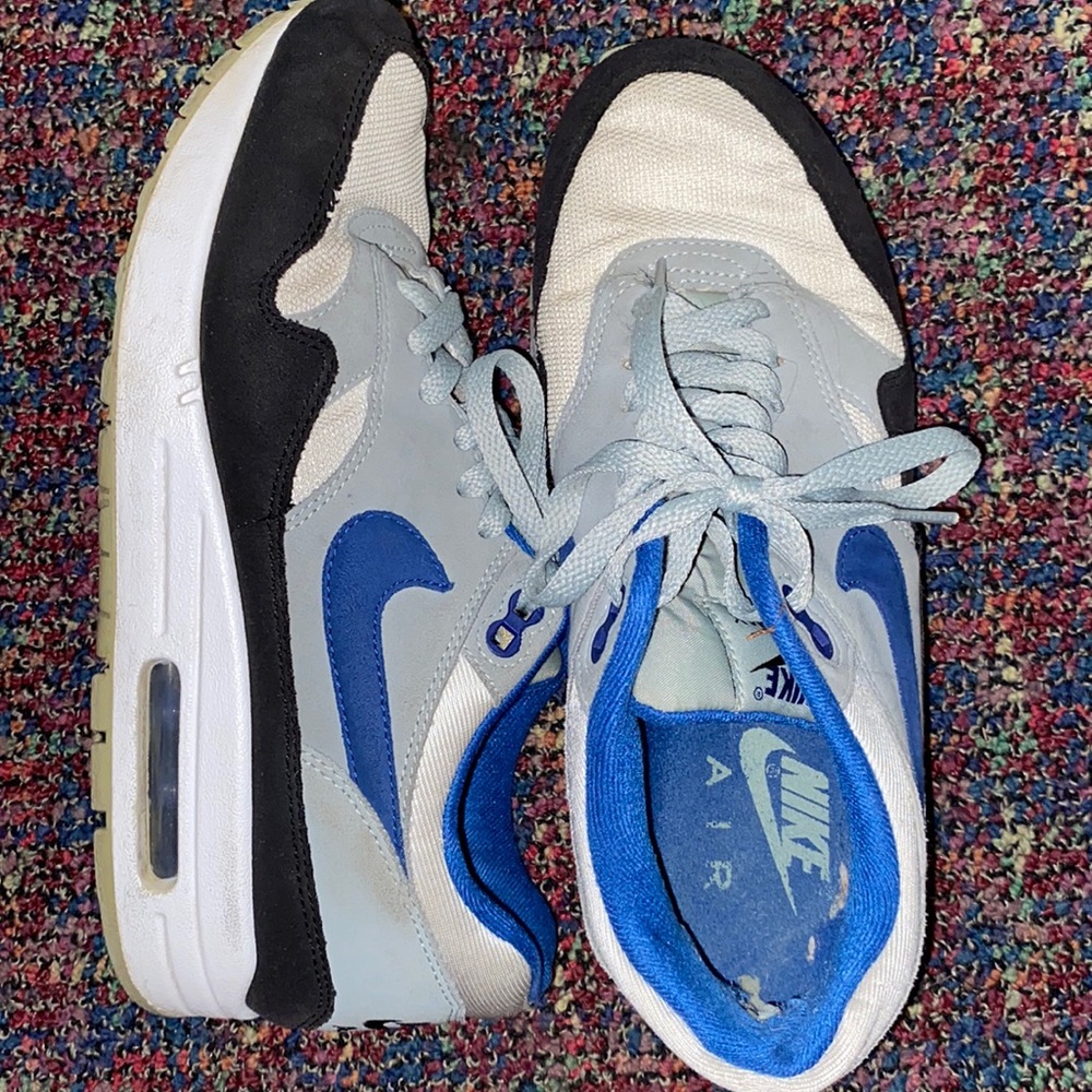 Vintage Nike Air Max (womens 8.5-9) 7Y blue grey black